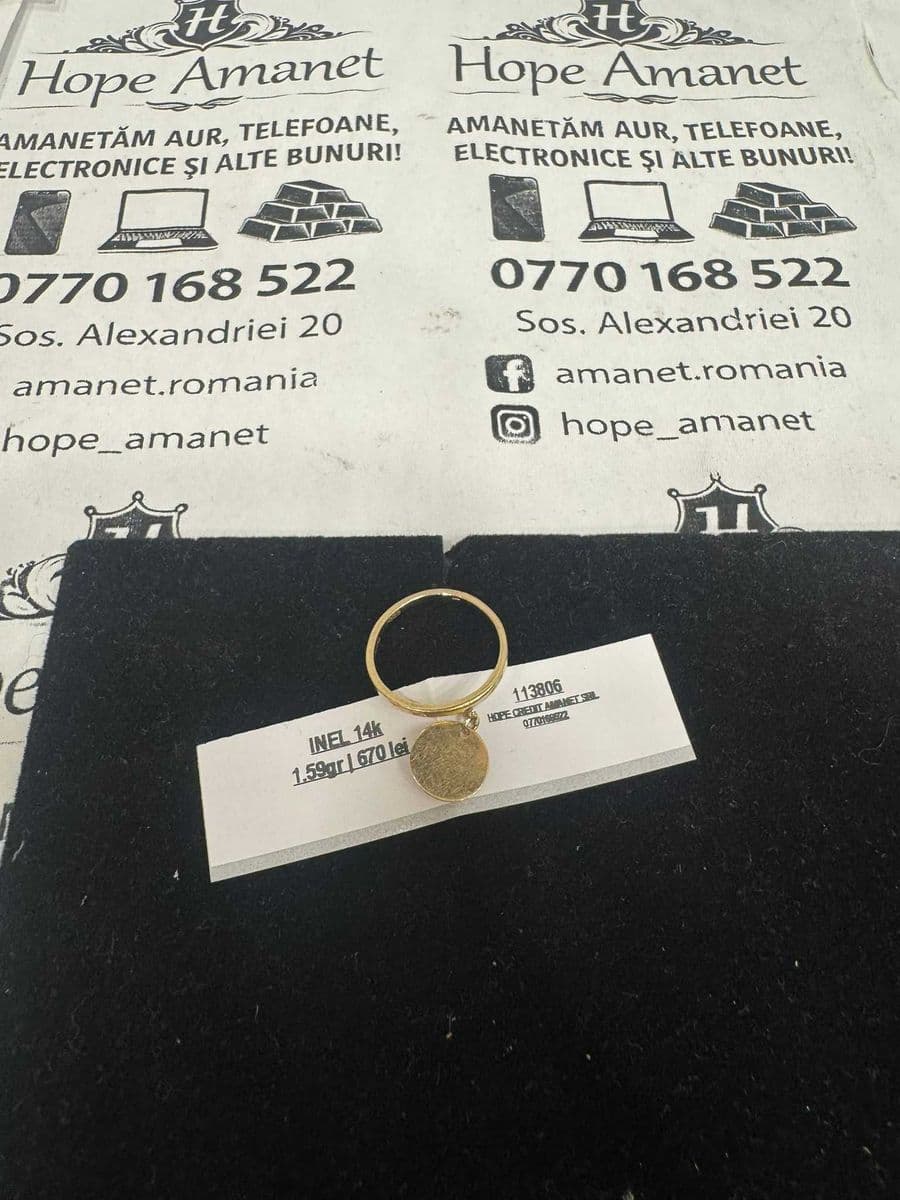 Hope Amanet P1/Inel din aur 14k/Cod 113806 Bucuresti Sectorul 5