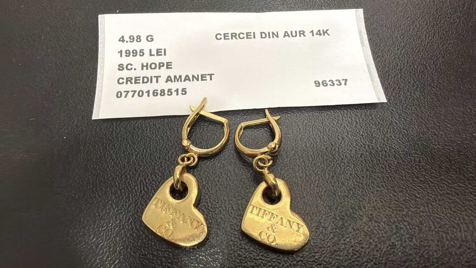 Hope Amanet P3 CERCEI DIN AUR 14K 4.98G Bucuresti Sectorul 6