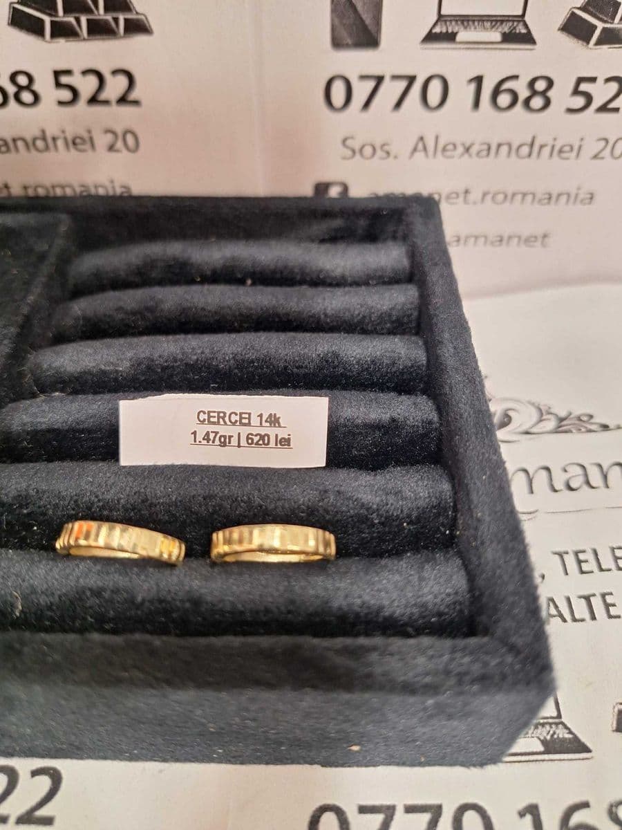 Hope Amanet P1/CERCEI dama AUR 14K/COD 108535 Bucuresti Sectorul 5