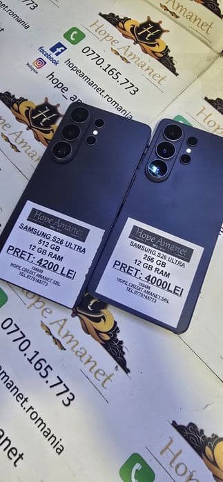 Hope Amanet P6 Samsung S26 Ultra 512 gb Bucuresti Sectorul 4