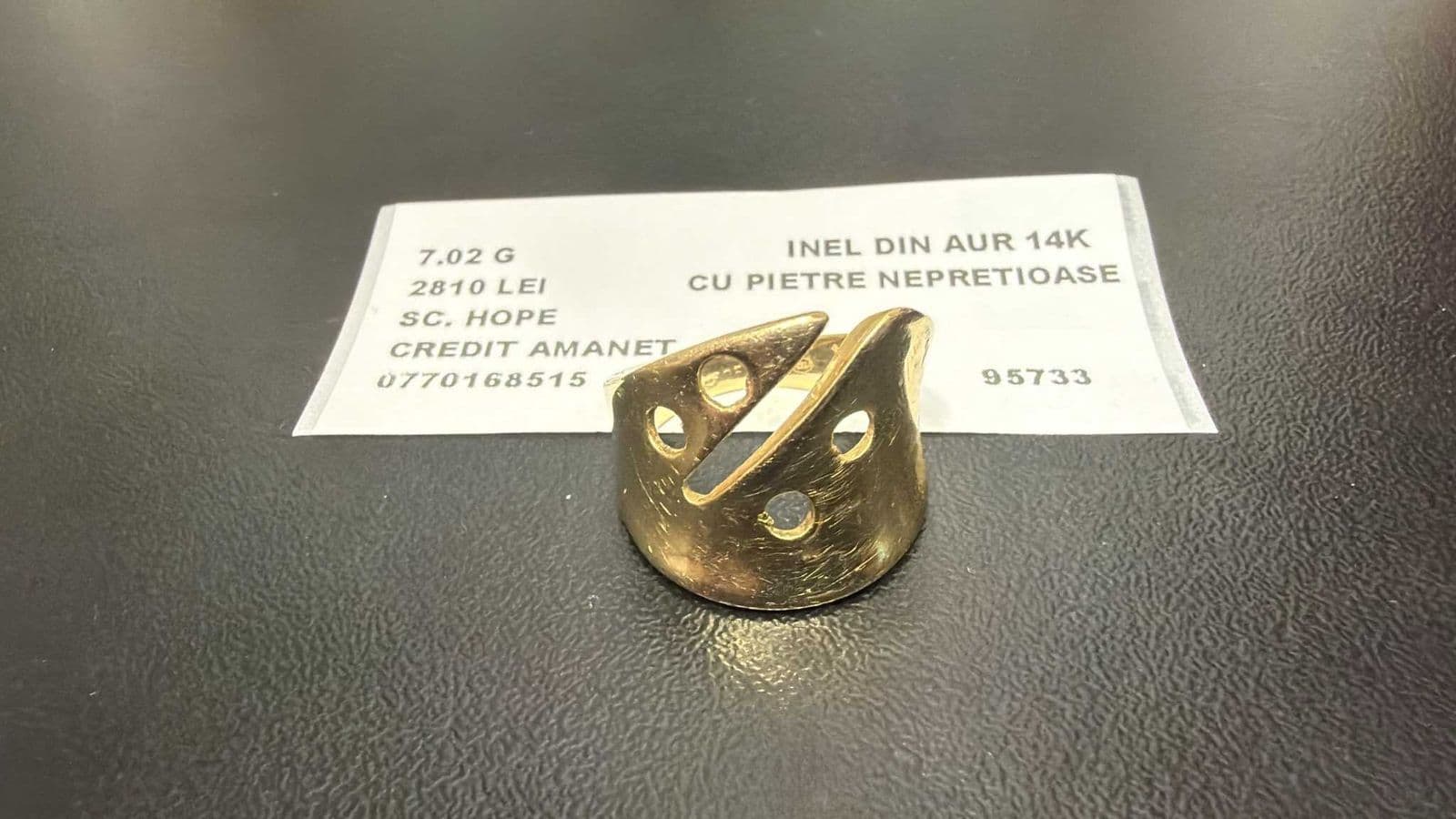Hope Amanet P3 INEL DIN AUR 14K 7.02G Bucuresti Sectorul 6