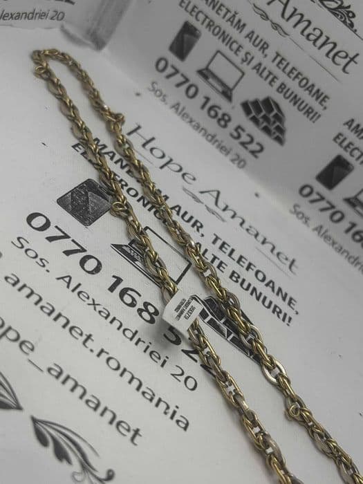 Hope Amanet P1/ Lant din aur 14K / 21.99 gr / 55 CM / COD 99379 Bucuresti Sectorul 5