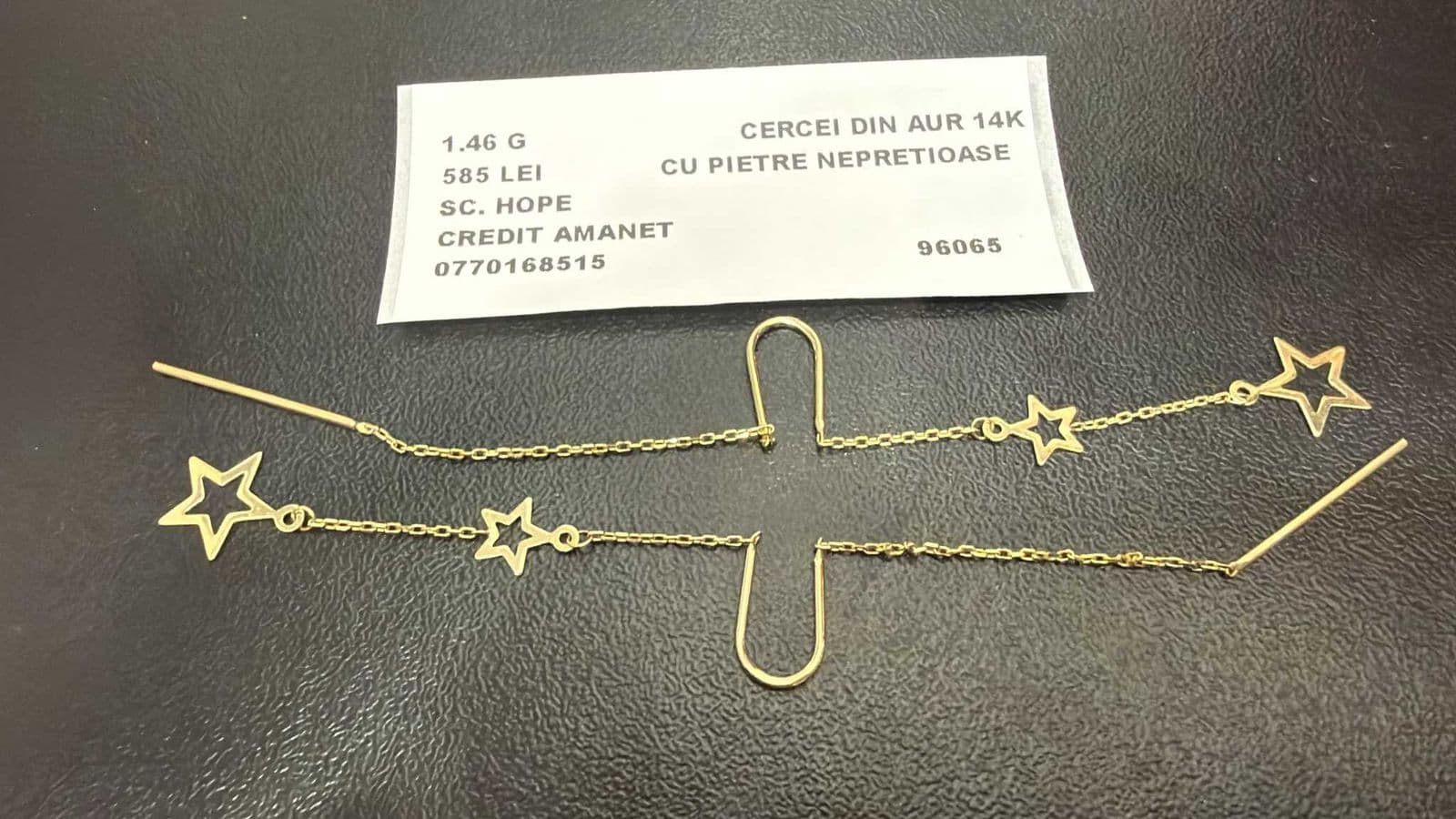 Hope Amanet P3 CERCEI DIN AUR 14K 1.46G Bucuresti Sectorul 6