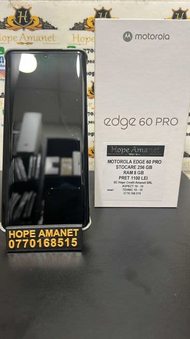 Hope Amanet P3 Motorola Edge 60 Pro 256 GB / 8 GB RAM Bucuresti Sectorul 6