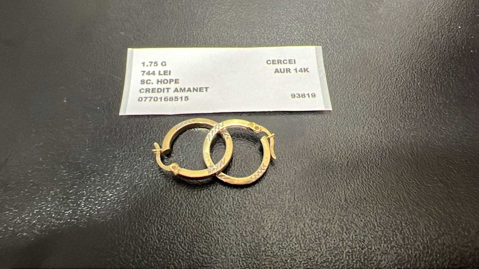 Hope Amanet P3 CERCEI DIN AUR 14K 1.75G Bucuresti Sectorul 6