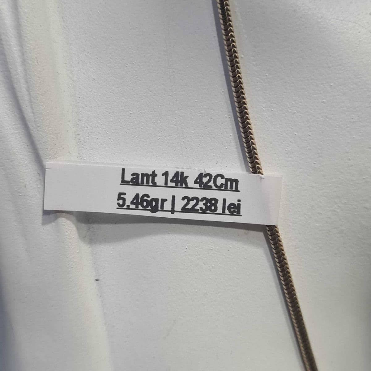 HOPE AMANET P8 Lant de aur 14k 5.46 gr 42 cm Bucuresti Sectorul 6