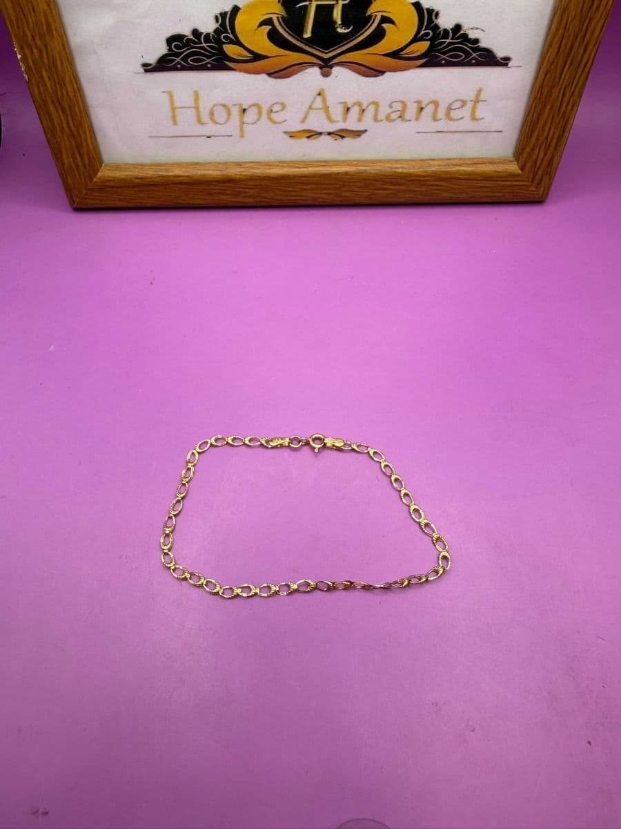 HOPE AMANET P2 - Bratara din Aur 14K / 1.23 Gr / 9cm Bucuresti Sectorul 6