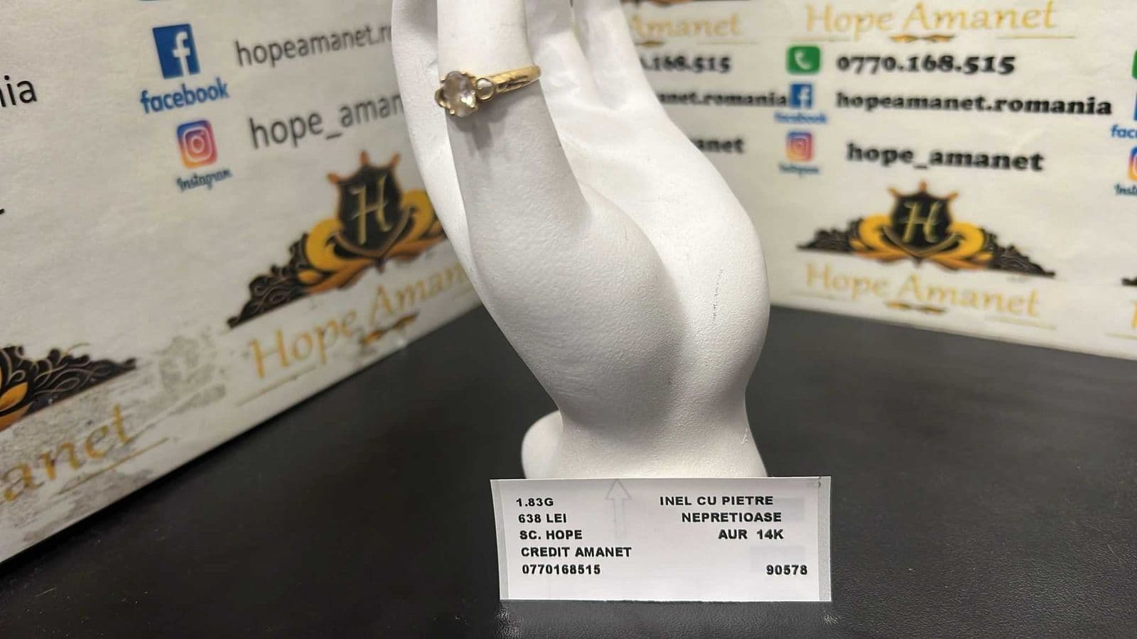 Hope Amanet P3 INEL din Aur 1.83G 14K Bucuresti Sectorul 6