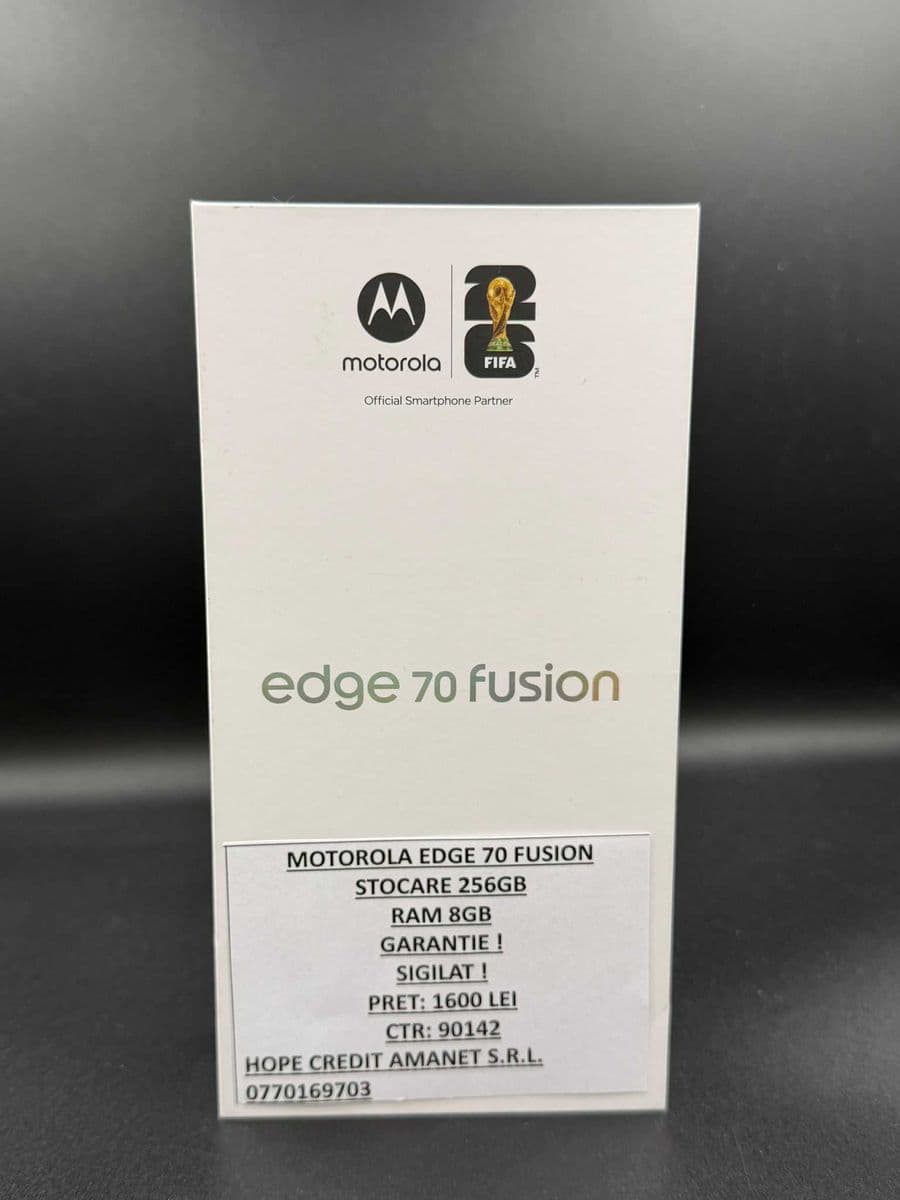 Hope Amanet P5 - Moto Edge 70 Fusion // Sigilat + Factura + Garantie Extinsa Bucuresti Sectorul 2