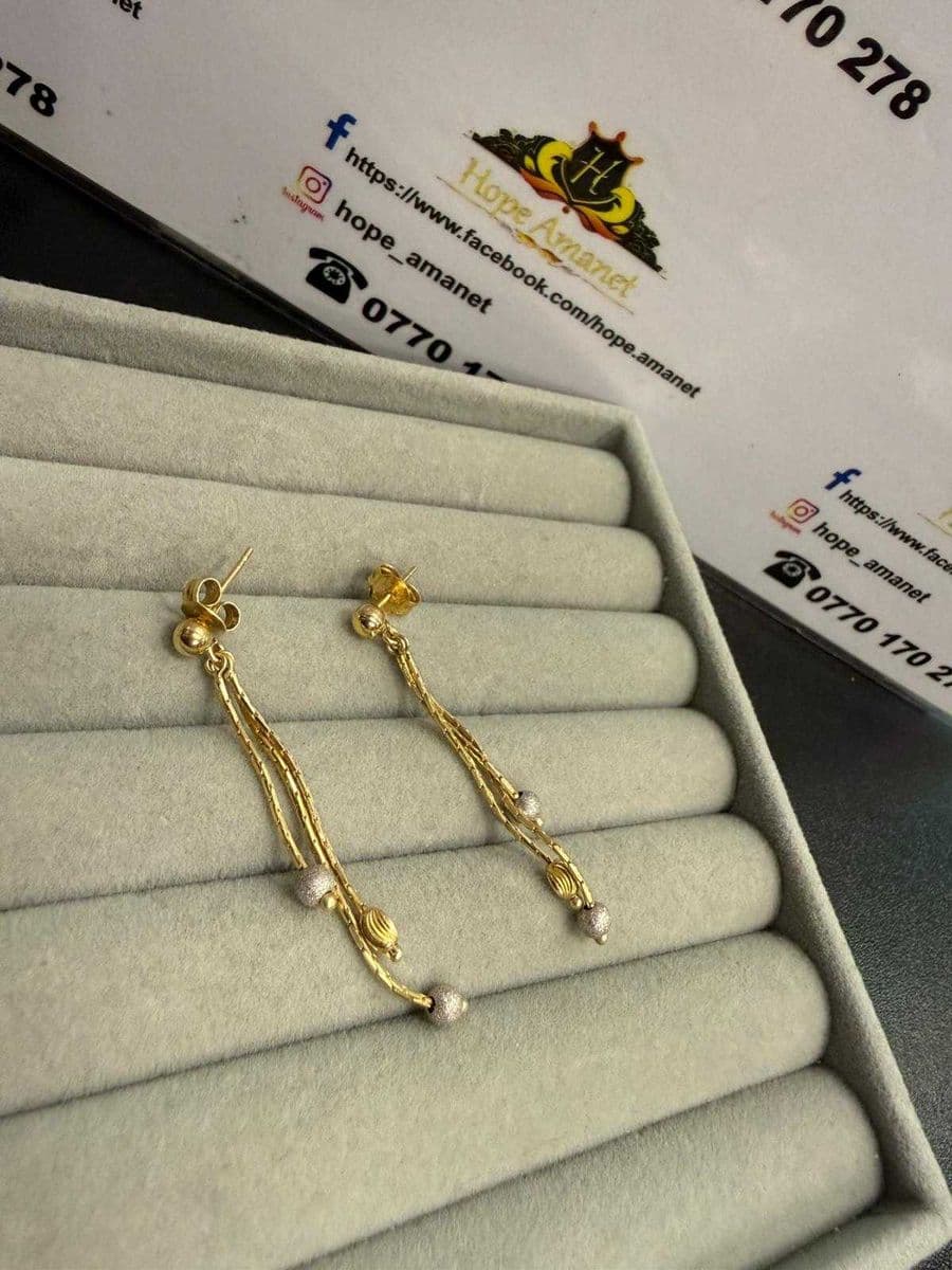 Hope Amanet P13 - Cercei din aur 18K 750 / 4,75 Gr Bragadiru