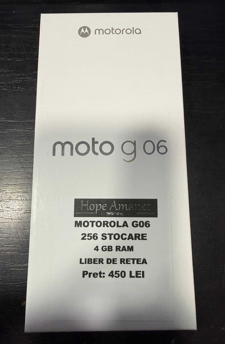 Hope Amanet P10/Motorola G06 SIGILAT Bucuresti Sectorul 5